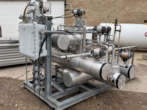 Dual cryogenic pump skid