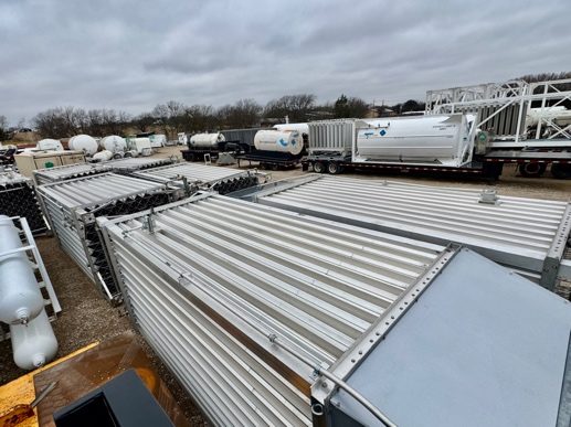 Rows of vaporizers in inventory